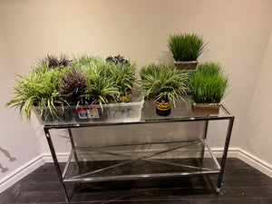 17pc Small Faux Plant Lot