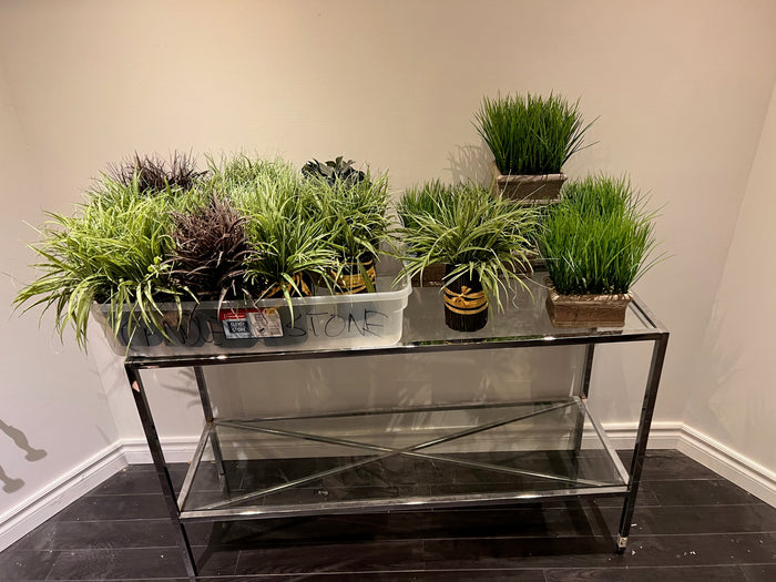 17pc Small Faux Plant Lot