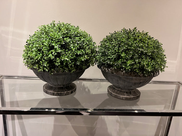 Pair of Faux Plants/Planters