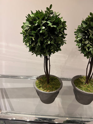 Pair of Faux Plants/Planters