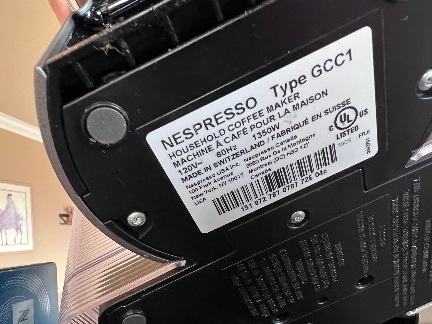 Nespresso VertuoLine Type GCC1, with Pods Holder Sell My Stuff Canada