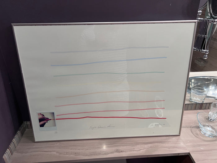 Limited Edition Signed Print 'Eight Drawn Lines'
