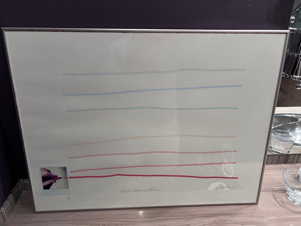 Limited Edition Signed Print 'Eight Drawn Lines'