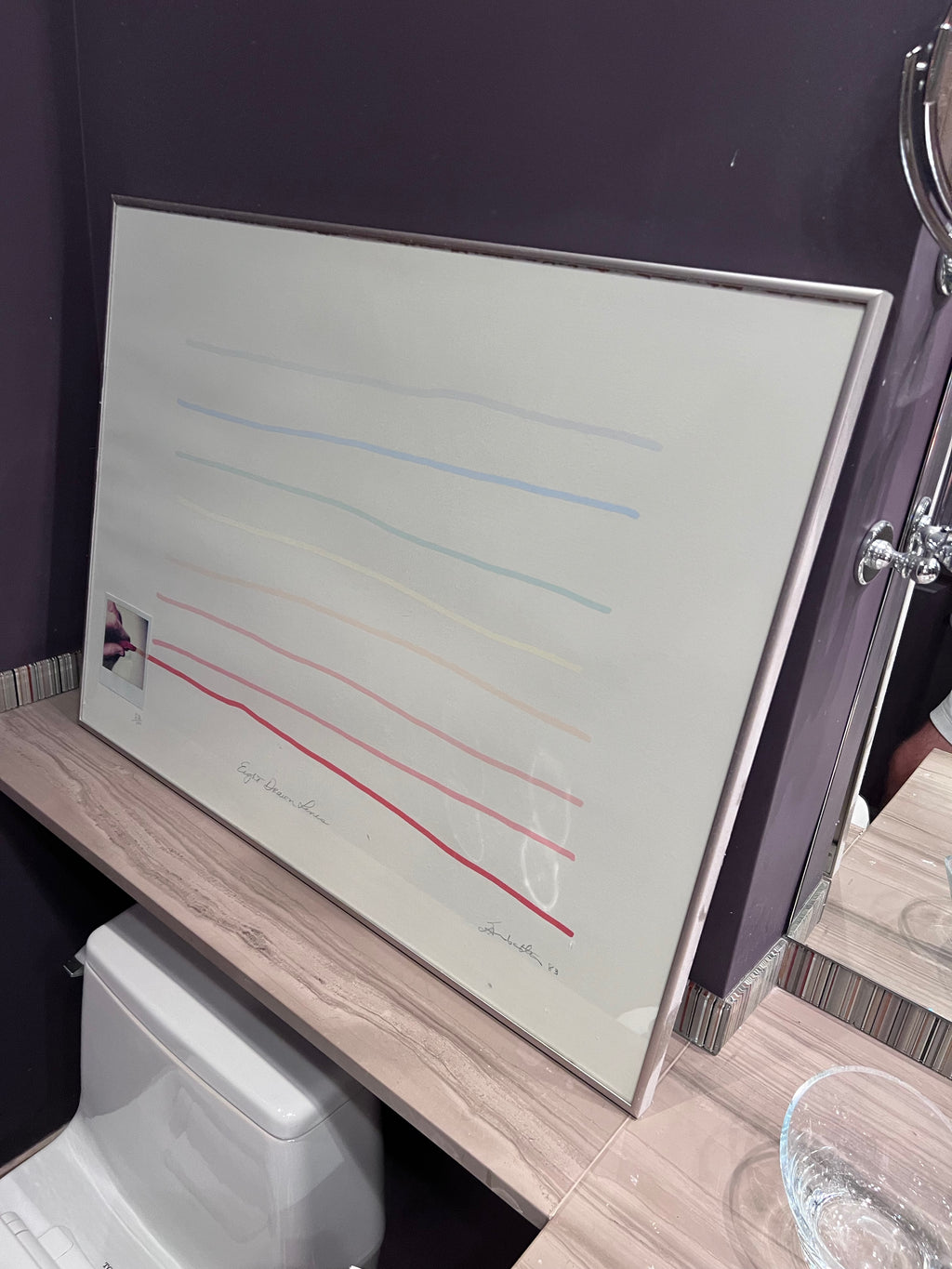 Limited Edition Signed Print 'Eight Drawn Lines'