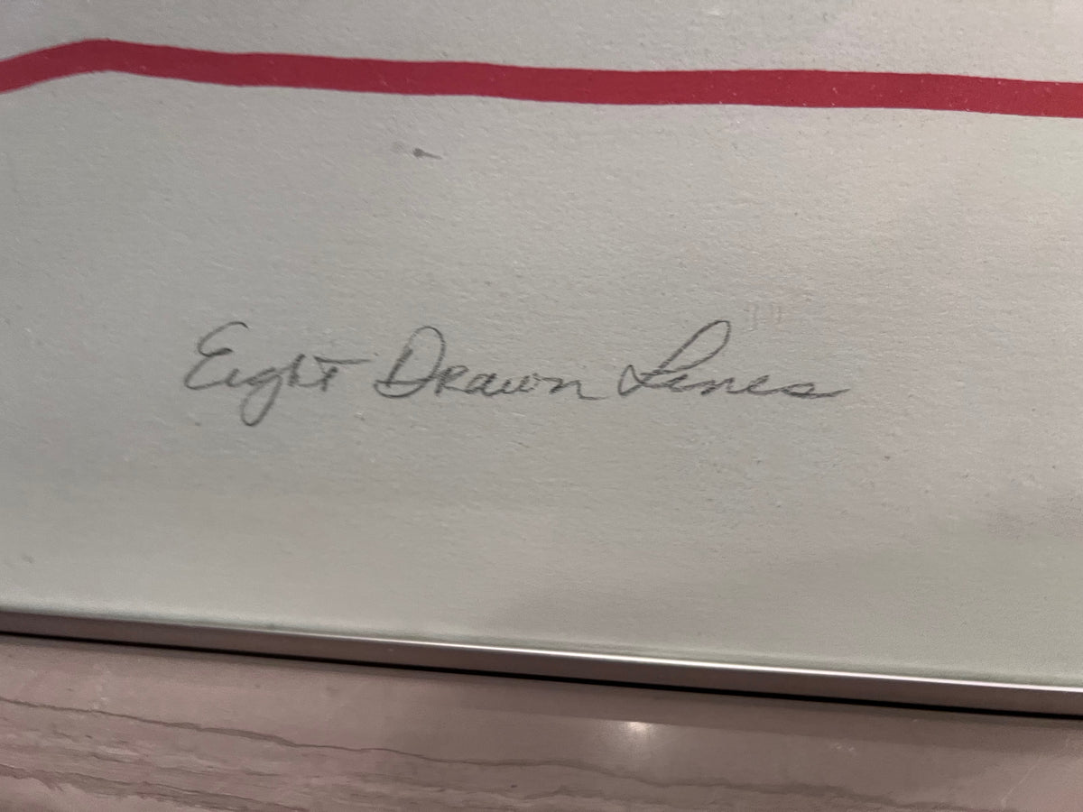 Limited Edition Signed Print 'Eight Drawn Lines'