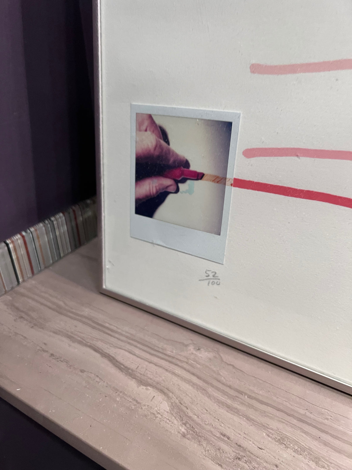 Limited Edition Signed Print 'Eight Drawn Lines'