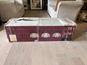 Chelsea 3 Light Tiffany Pendant, BRAND NEW IN BOX