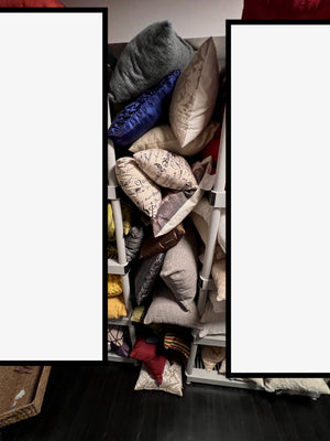 Lot of 18 Lumbar Pillows Lot, Mixed Colours