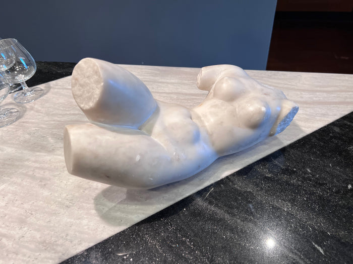 Marble Torso Sculpture, Unsigned