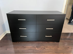 South Shore Gramercy 6 Drawer Black Dresser
