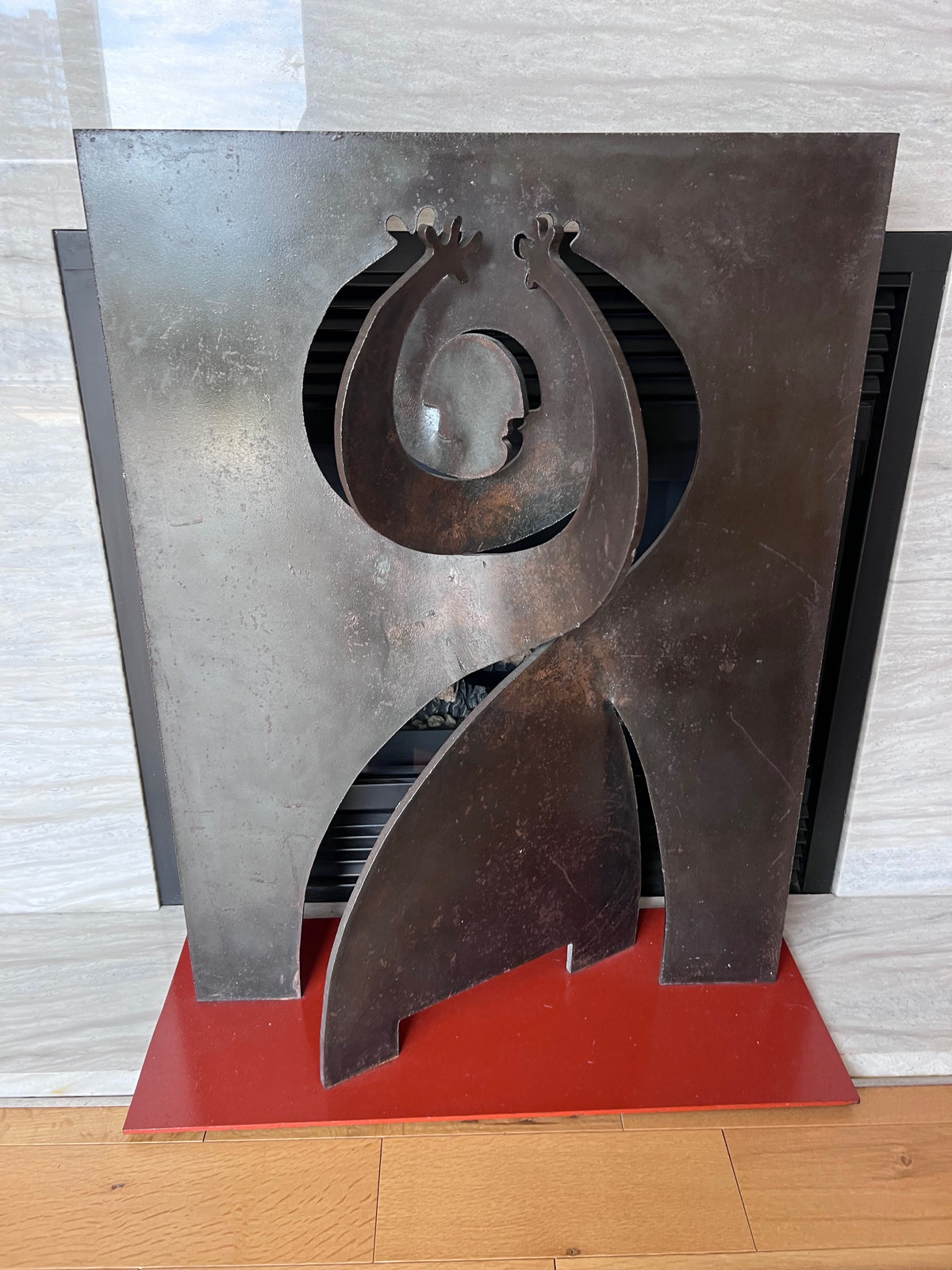 Modernist Metal Sculpture