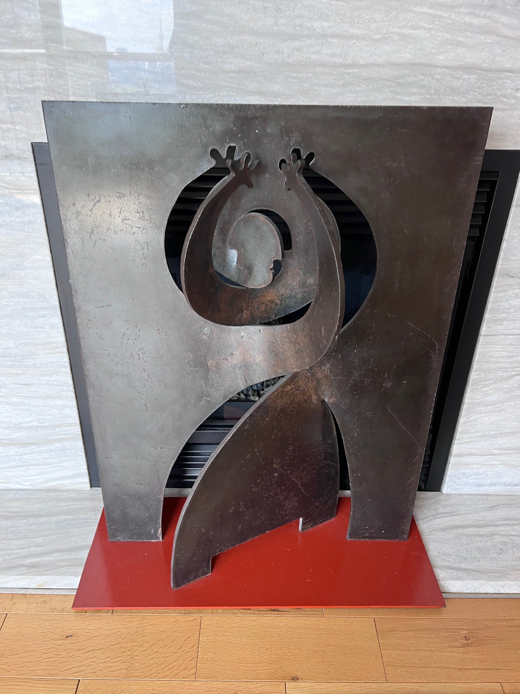 Modernist Metal Sculpture