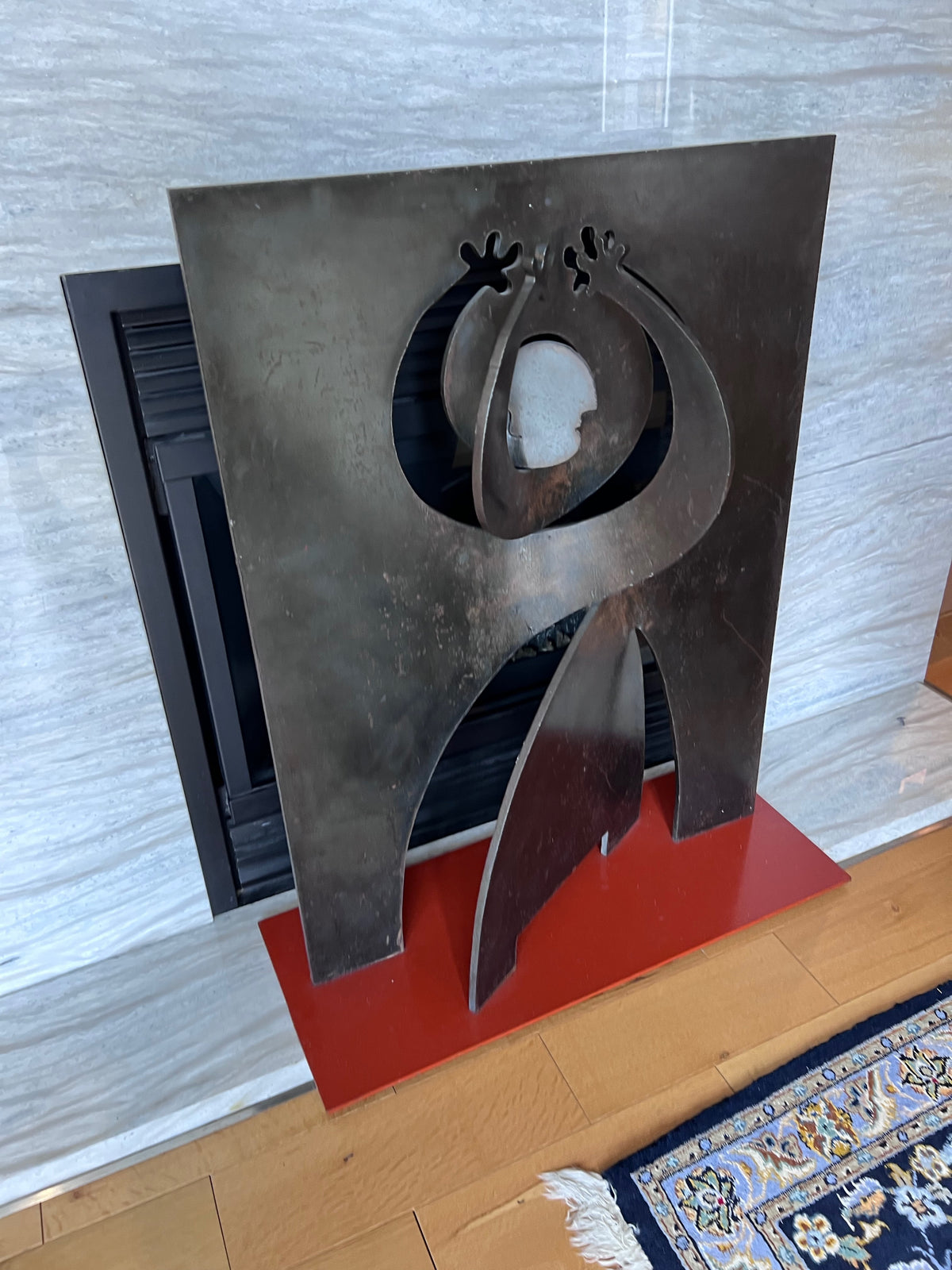 Modernist Metal Sculpture