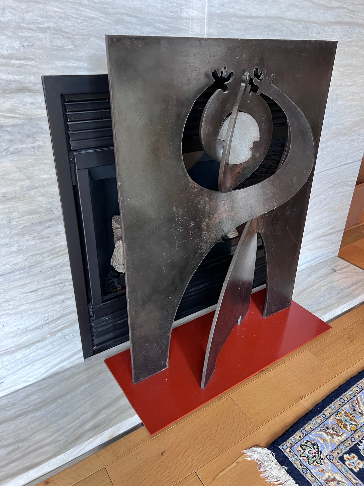 Modernist Metal Sculpture