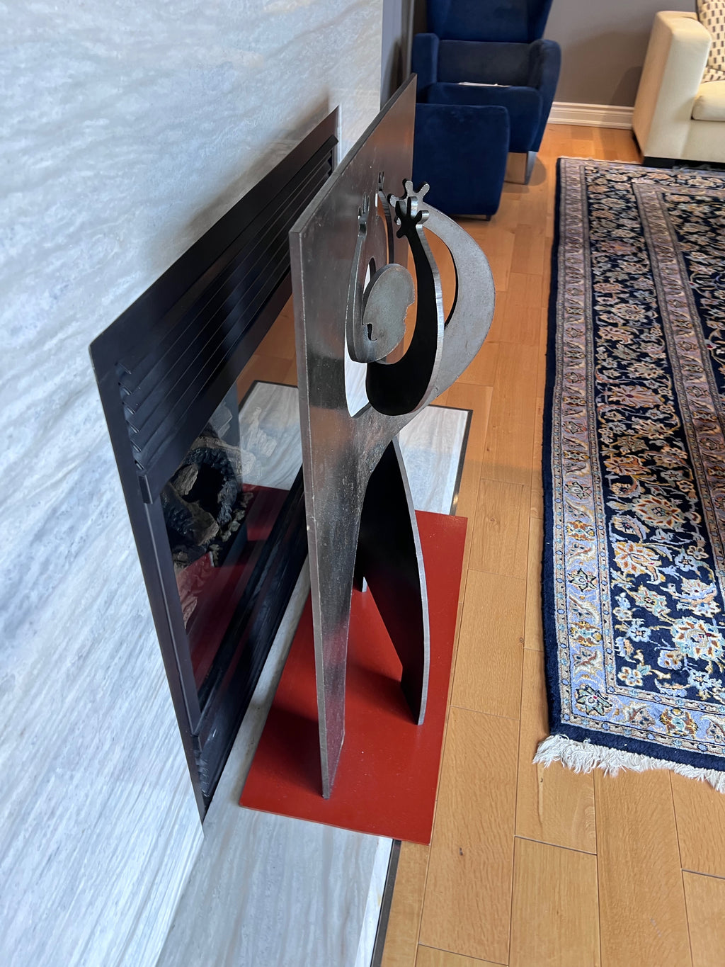 Modernist Metal Sculpture
