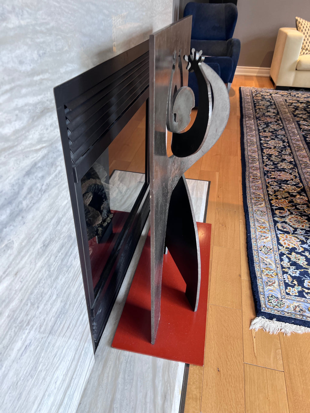 Modernist Metal Sculpture