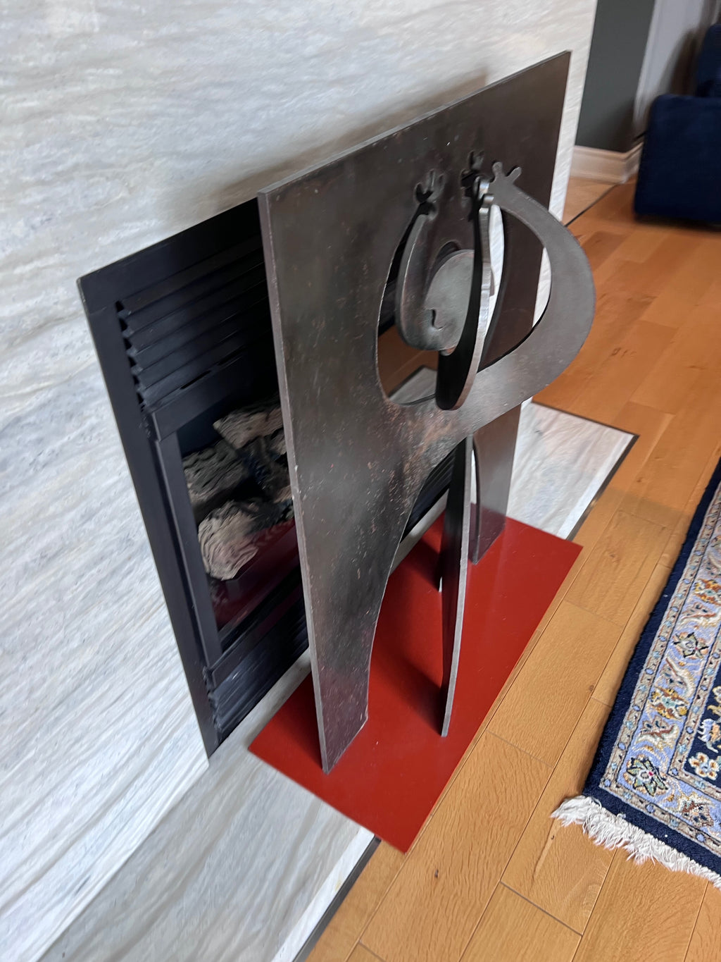 Modernist Metal Sculpture