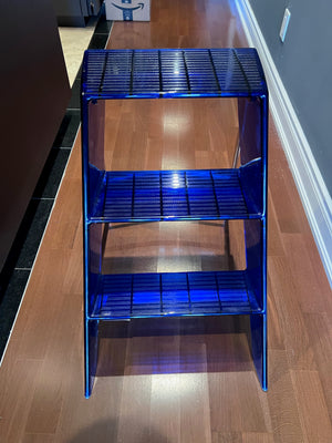 Kartell Cobalt Blue Upper Stepladder, Designed by Alberto MEDA & Paolo Rizzatto (*retail $668).