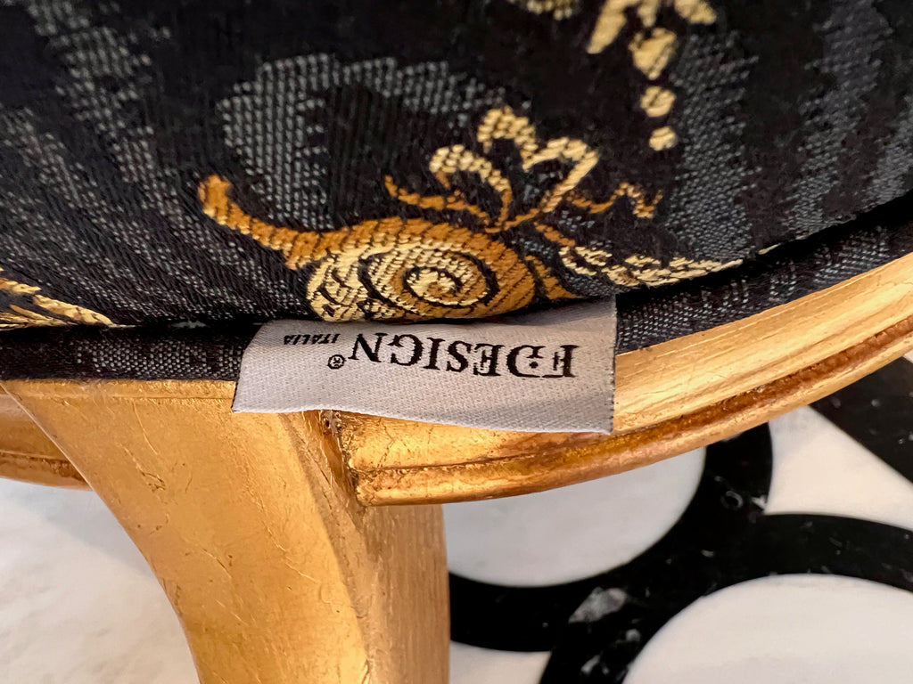 Pair of 'FDesign Italia' Baroque Style Armchairs (*retail $10,000)