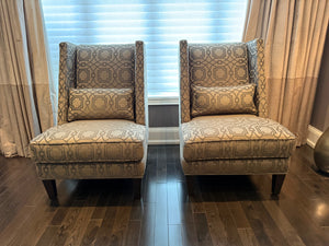 Pair of Decor-Rest Accent Chairs