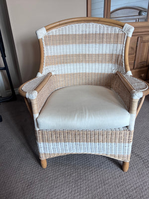 Pier 1 Weathered Wicker Chair