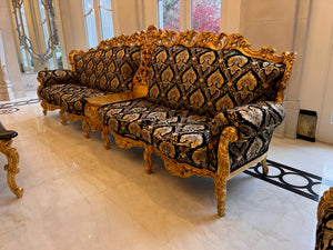 'Modenese Gastone' Casanova Collection Ornate 4 Seater Sofa, Made in Italy