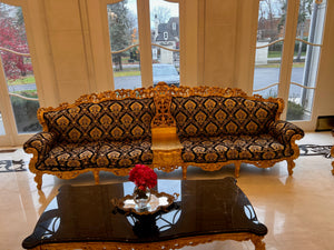 'Modenese Gastone' Casanova Collection Ornate 4 Seater Sofa, Made in Italy