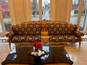 'Modenese Gastone' Casanova Collection Ornate 4 Seater Sofa, Made in Italy
