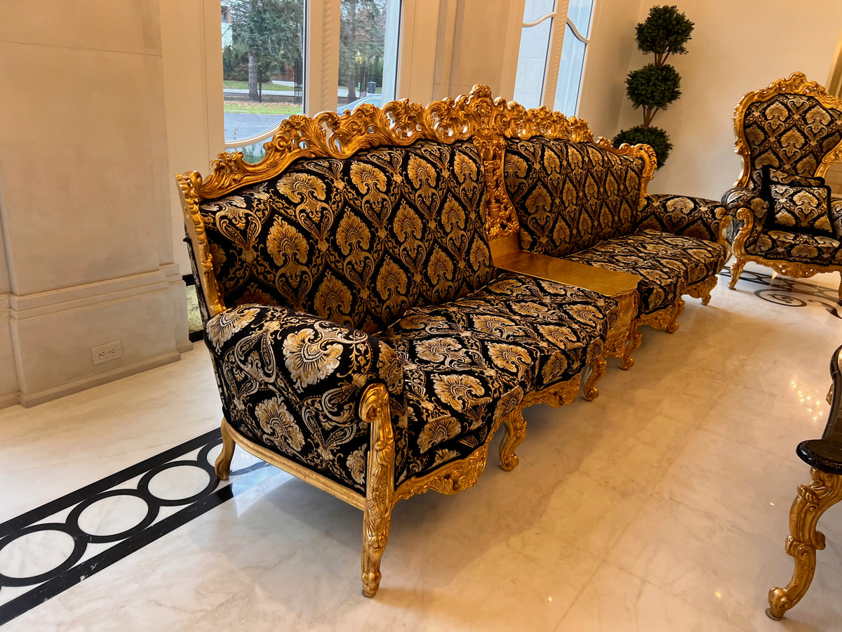 'Modenese Gastone' Casanova Collection Ornate 4 Seater Sofa, Made in Italy