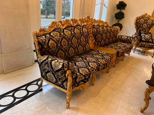 'Modenese Gastone' Casanova Collection Ornate 4 Seater Sofa, Made in Italy