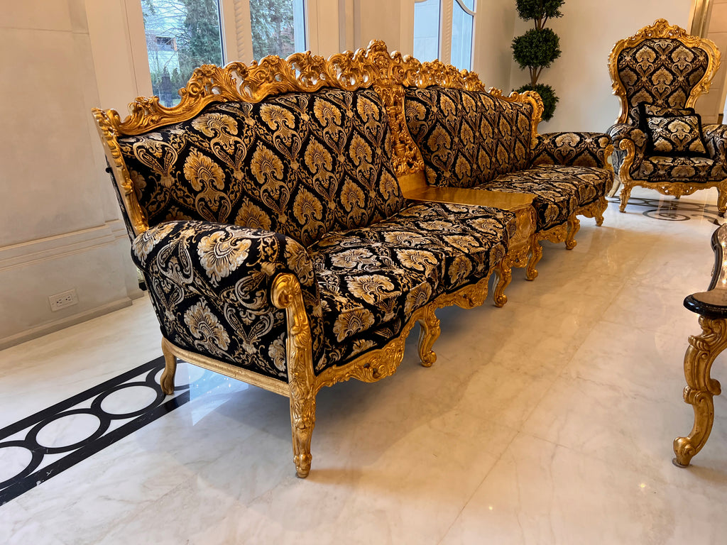 'Modenese Gastone' Casanova Collection Ornate 4 Seater Sofa, Made in Italy