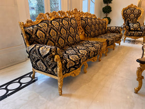 'Modenese Gastone' Casanova Collection Ornate 4 Seater Sofa, Made in Italy