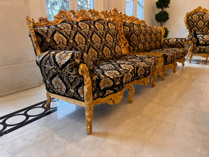 'Modenese Gastone' Casanova Collection Ornate 4 Seater Sofa, Made in Italy
