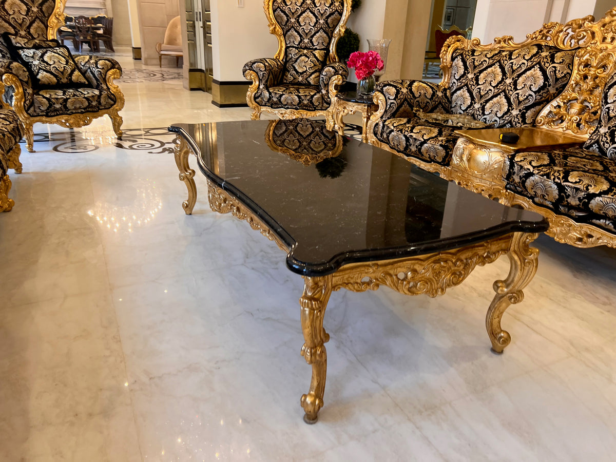 'Modenese Gastone' Casanova Collection Marble Top Coffee Table
