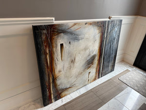 Carlo Allion 'Adamantinus # 2 Mixed Media Painting