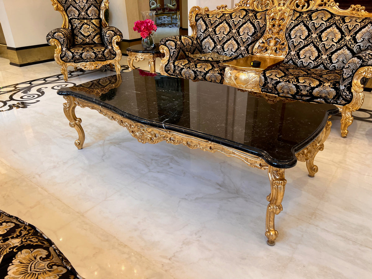 'Modenese Gastone' Casanova Collection Marble Top Coffee Table