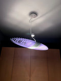 Luceplan Titania Pendant Light in Purple, Designed by Alberto Meda and Paolo Rizzato (*retail $1,220)