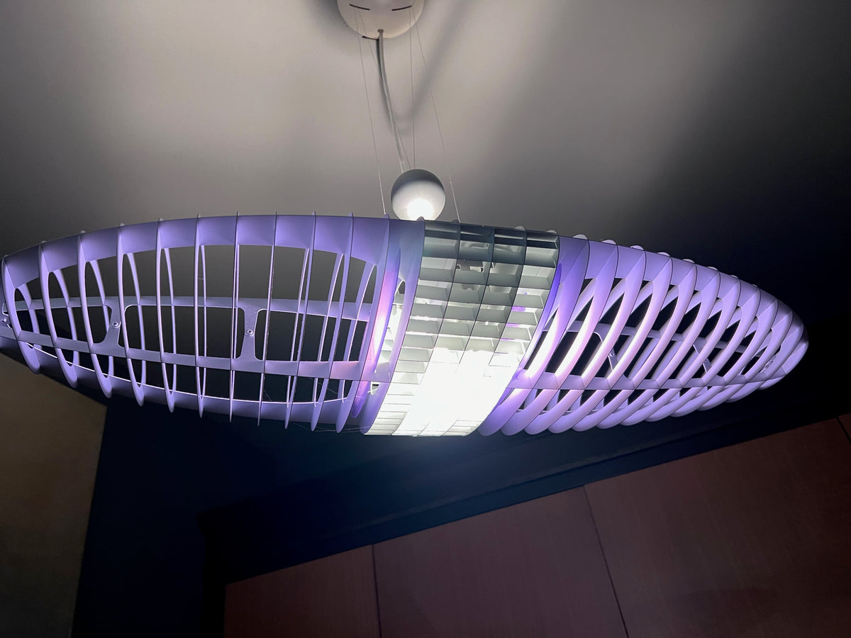 Luceplan Titania Pendant Light in Purple, Designed by Alberto Meda and Paolo Rizzato (*retail $1,220)