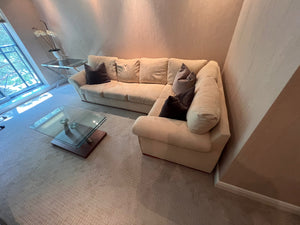 Custom Made Beige Sectional Sofa