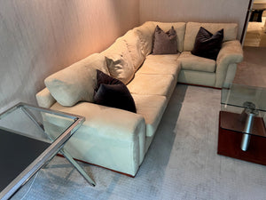 Custom Made Beige Sectional Sofa