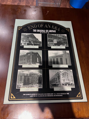 End of an Era The Original Six Arenas Wall Art