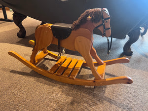 Wood Rocking Horse