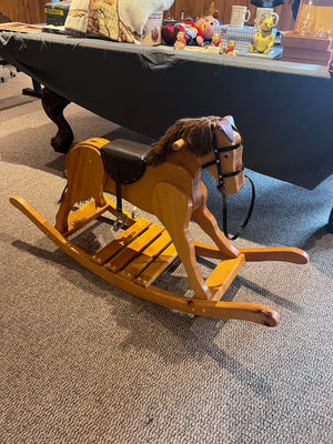 Wood Rocking Horse