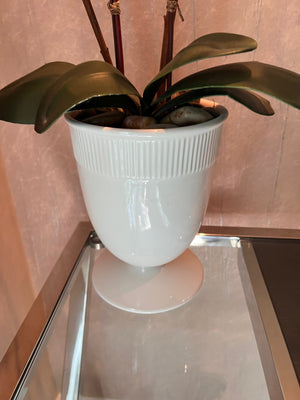 Barbara Barry Vase with Faux Plant