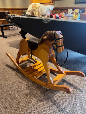 Wood Rocking Horse