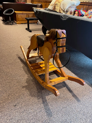 Wood Rocking Horse