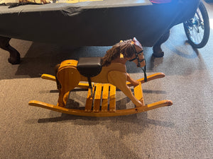 Wood Rocking Horse