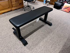 Amazon Basics Flat Weight Workout Exercise Bench, Black