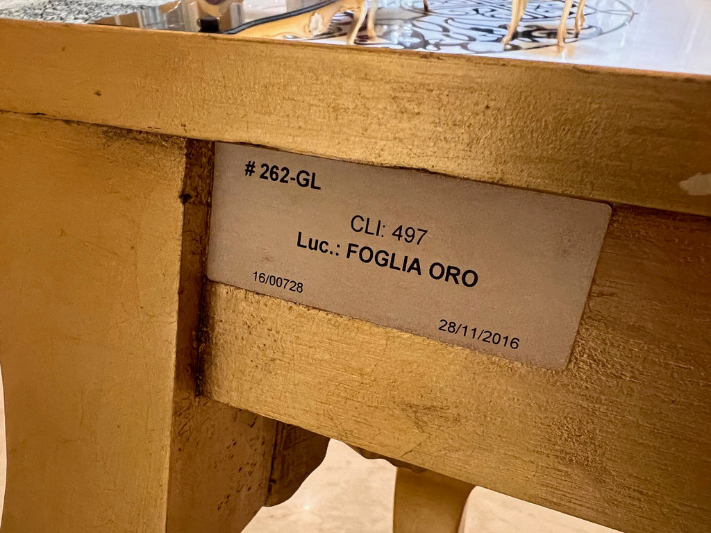 Casa Padrino Luxury Baroque Gold Console Table with Mirror (*retail $7,500) # 2
