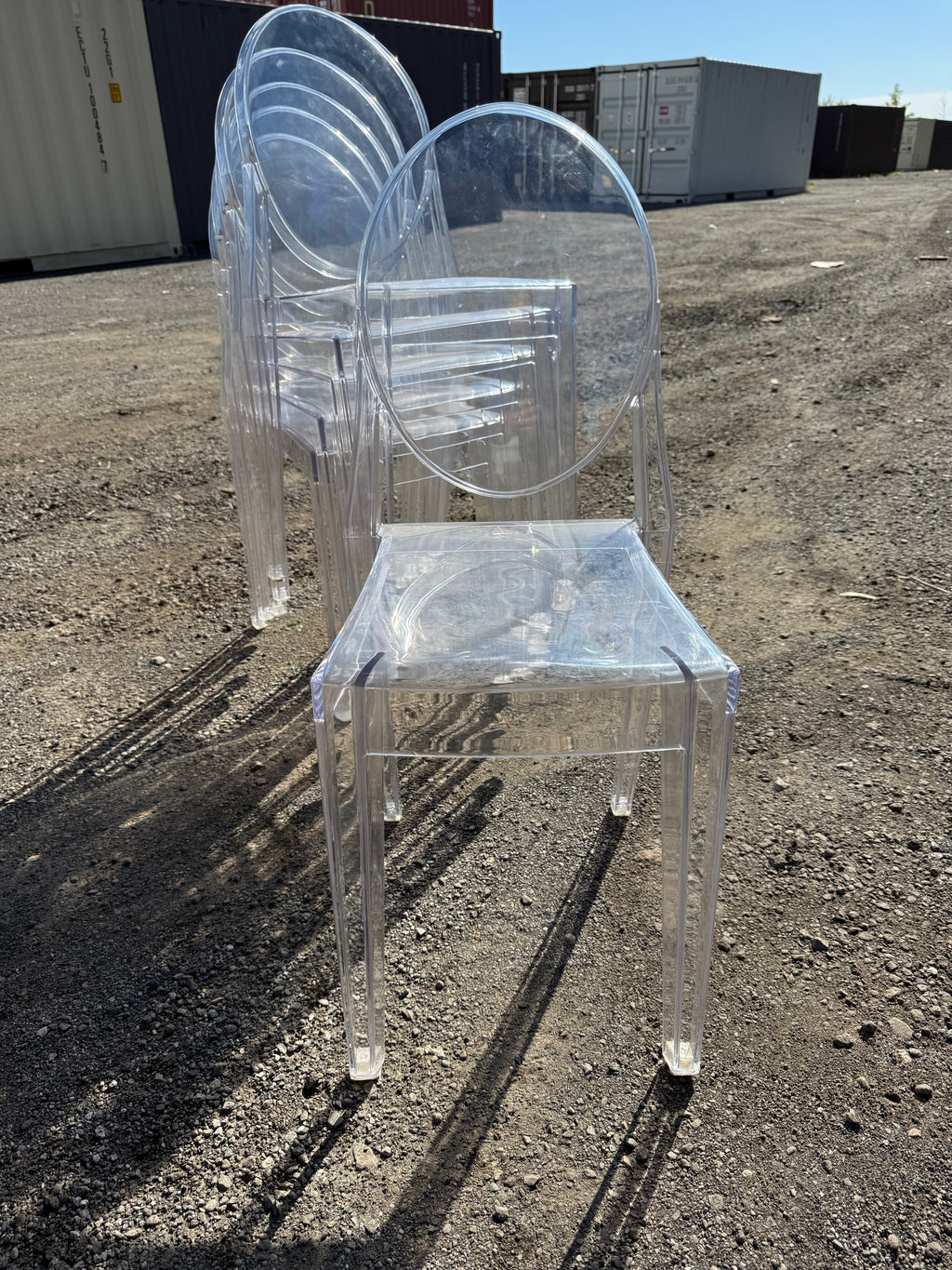 Set of 6 Ghost Chairs